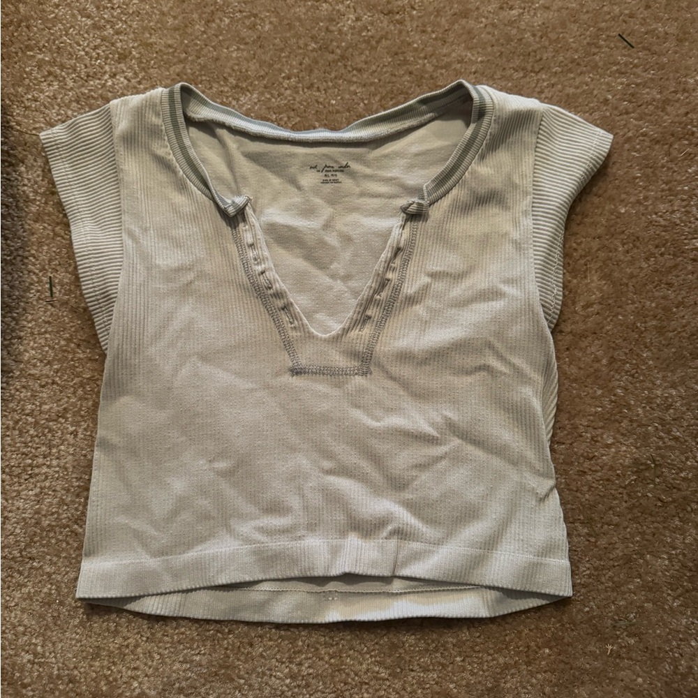 Urban Outfitters Gray Crop Top